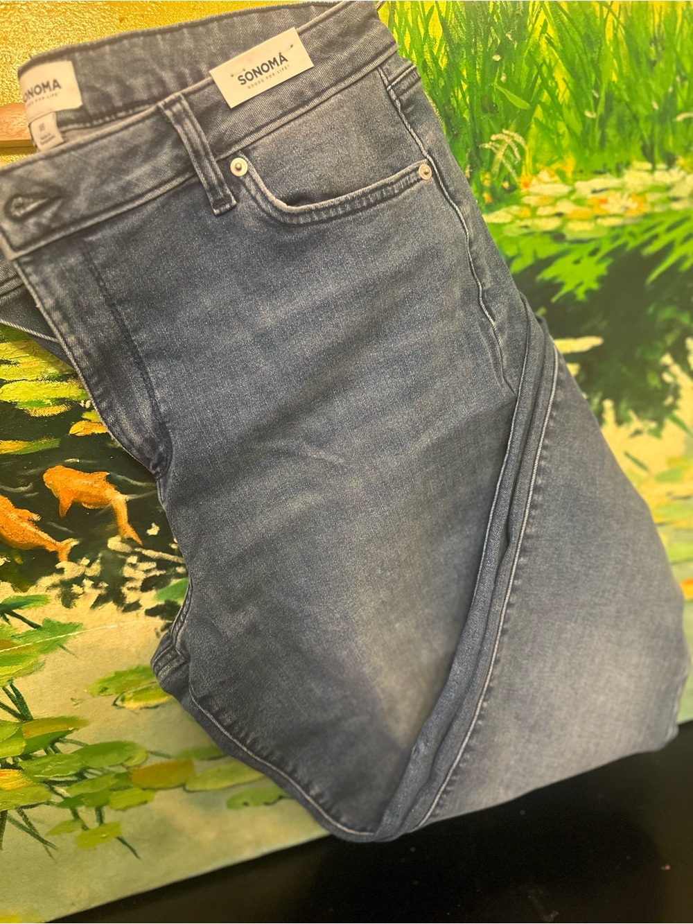 NWT Sonoma Goods for Life Bootcut Jeans Size 18 Medium Wash